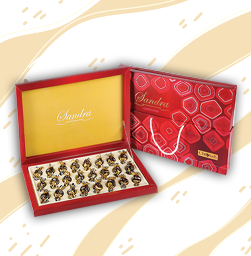 شکلات ساندرا گل کاپوچینو